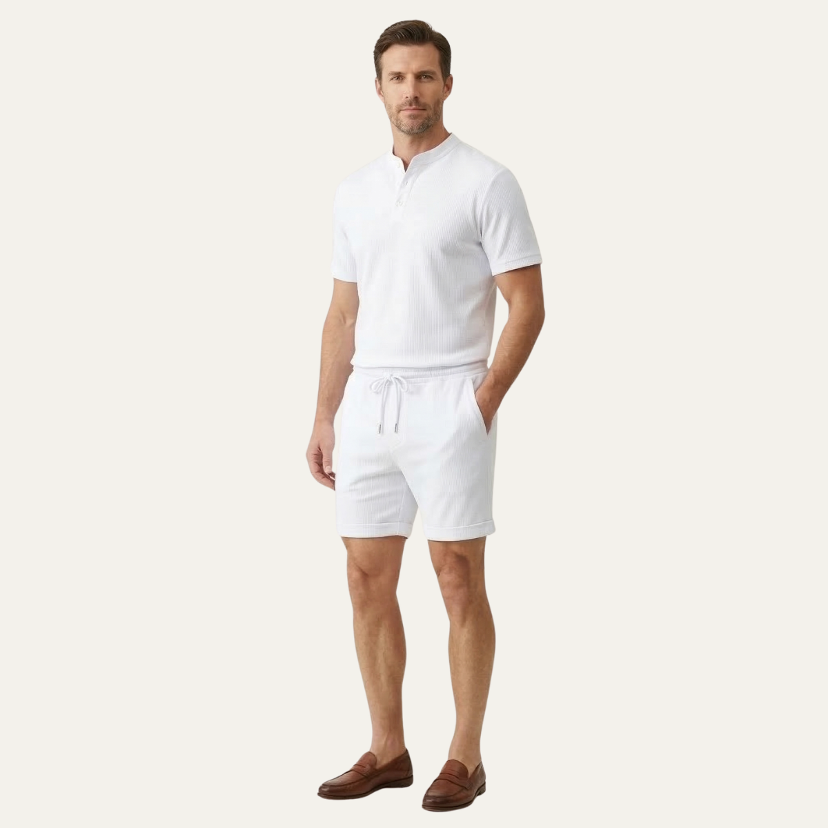 Men's Casual Summer Set T-Shirt And Shorts