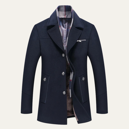 Men's Classic Wool Blend Jacket - Vonnera