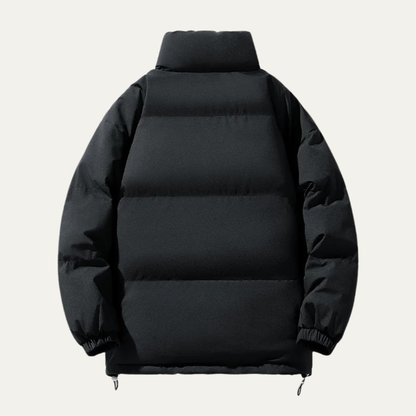 Men's Stand Collar Puffer Jacket Warm