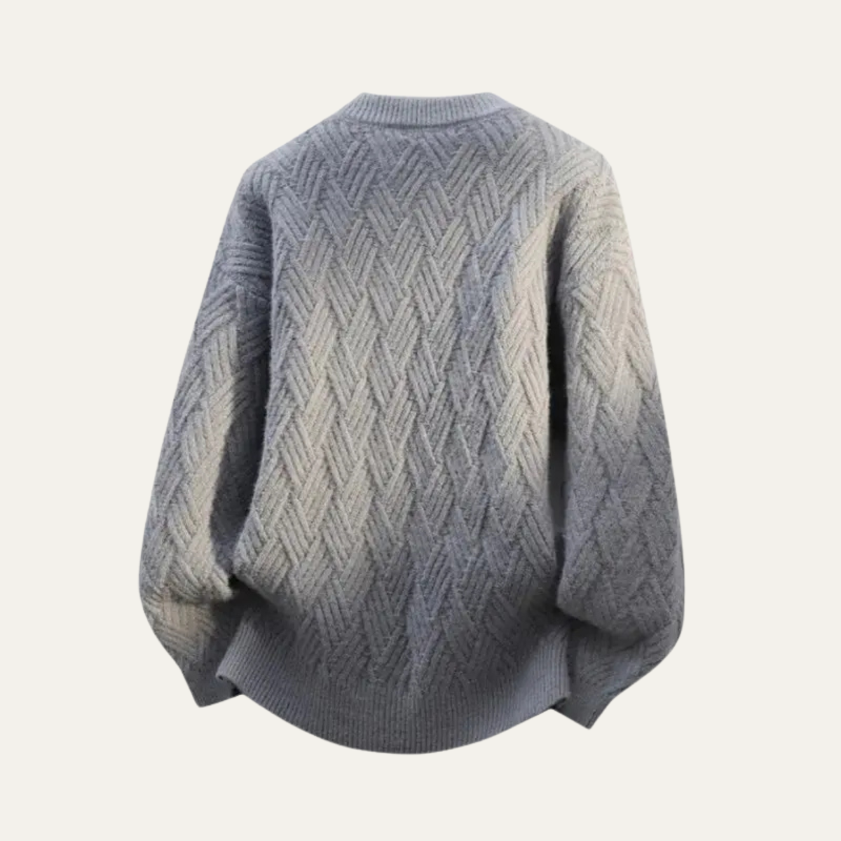 La Maddalena Men's Crew Neck Knitted Sweater Warm Winter