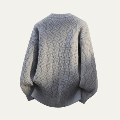 La Maddalena Men's Crew Neck Knitted Sweater Warm Winter