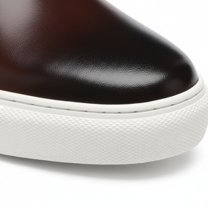Men's Leather Loafers Modern Brown