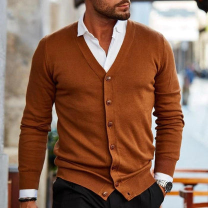 Men's Cotton Cardigan Casual Style
