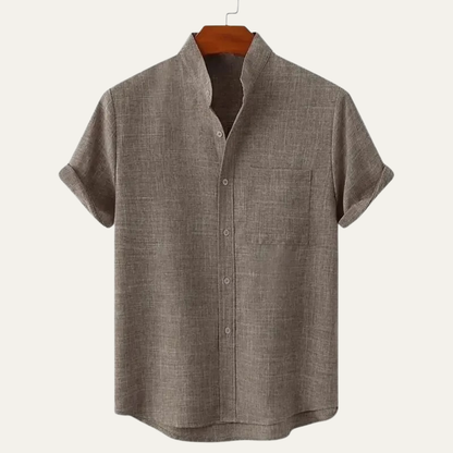 Men's Oversized Linen Cotton Beach Shirt