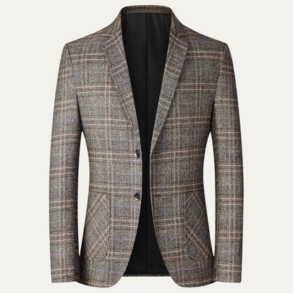 Merrifield Men's Slim Fit Checked Blazer Lightweight