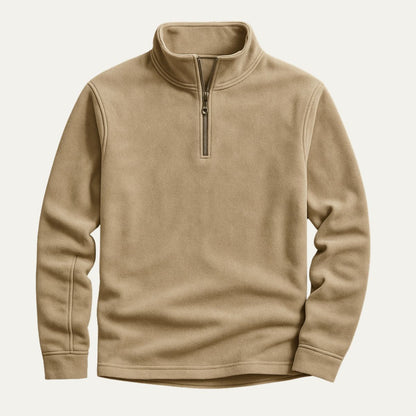 Men's Classic Fleece Quarter Zip Sweater - Vonnera