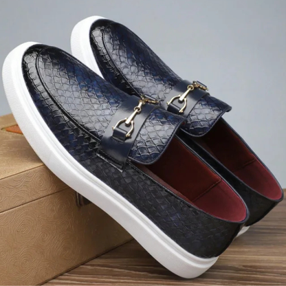 Men's Slip-On Loafers Textured Upper