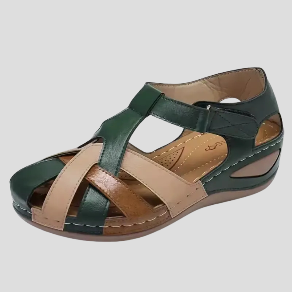 Women's Leather Sandals Arch Support