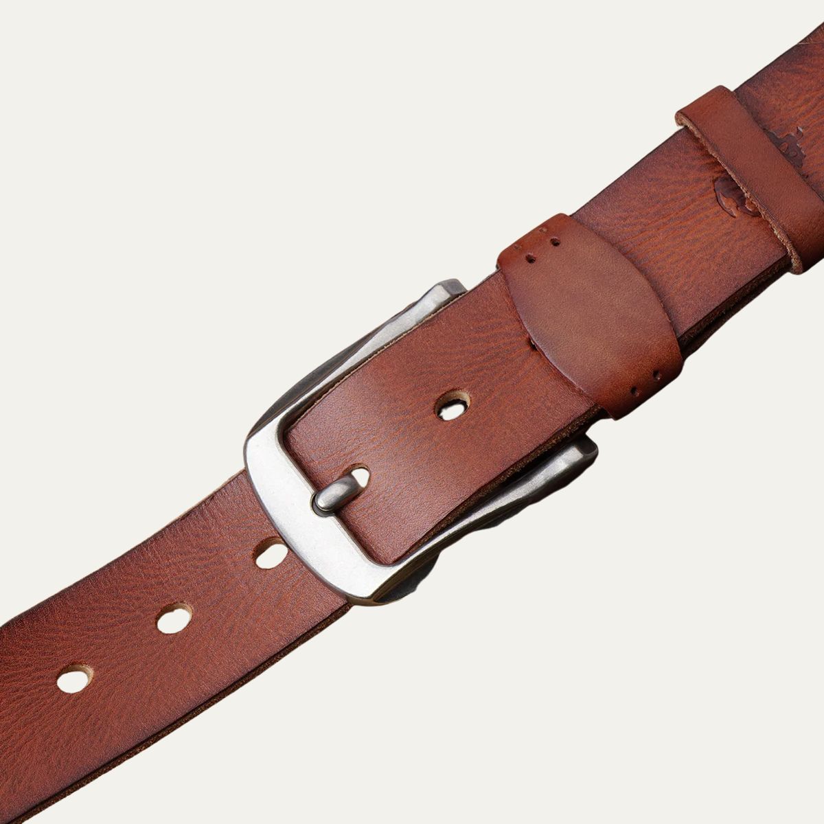 Men's Vintage Leather Belt Cowhide Classic Buckle