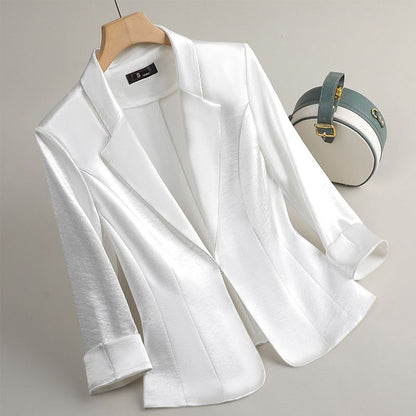 Lana Serena Elegant Satin Blazer