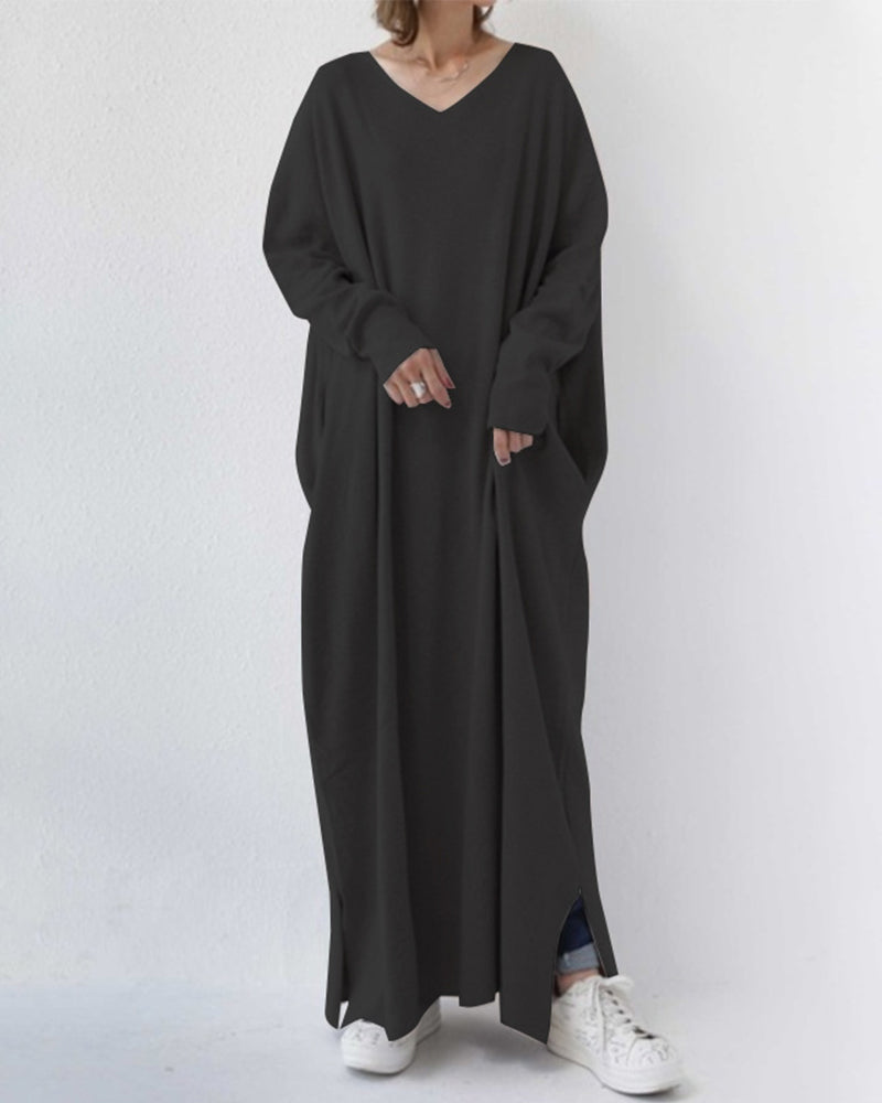 Women's Long Sleeve Winter Maxi Dress