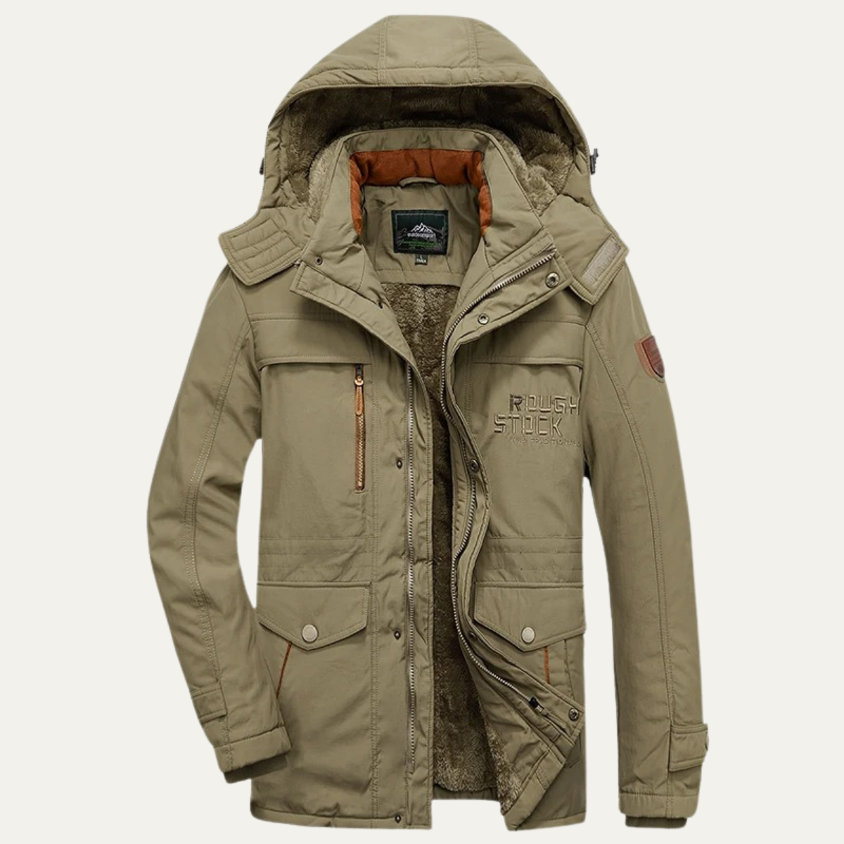 Men's Warm Hooded Parka Jacket