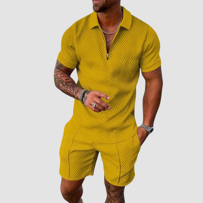 Men's 2-Piece Summer Set Casual Cotton