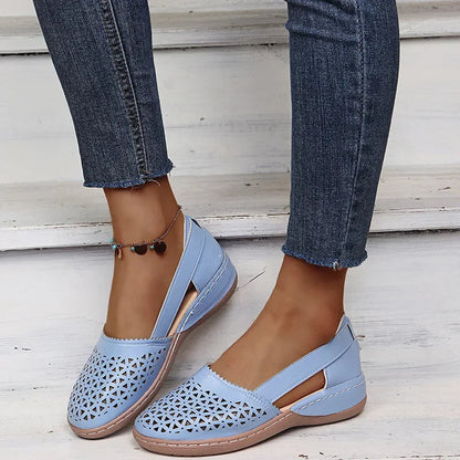 Women's Slip On Wedge Sandals