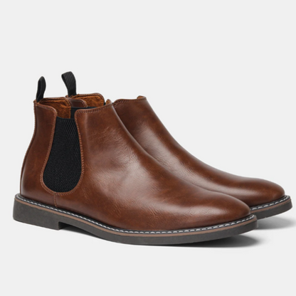 Men's Ankle Boots Elastic Sides