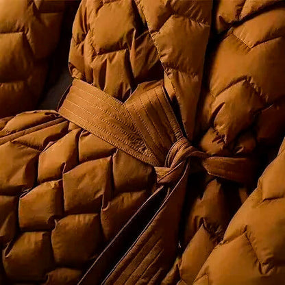 Isabella Quilted Down Coat