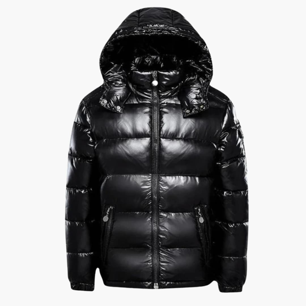 Unisex Puffer Jacket With Hood - Vonnera