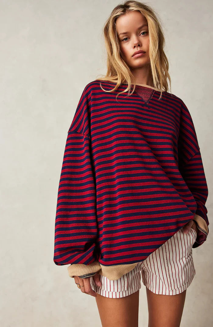 Women's Striped Sweater Casual Wear