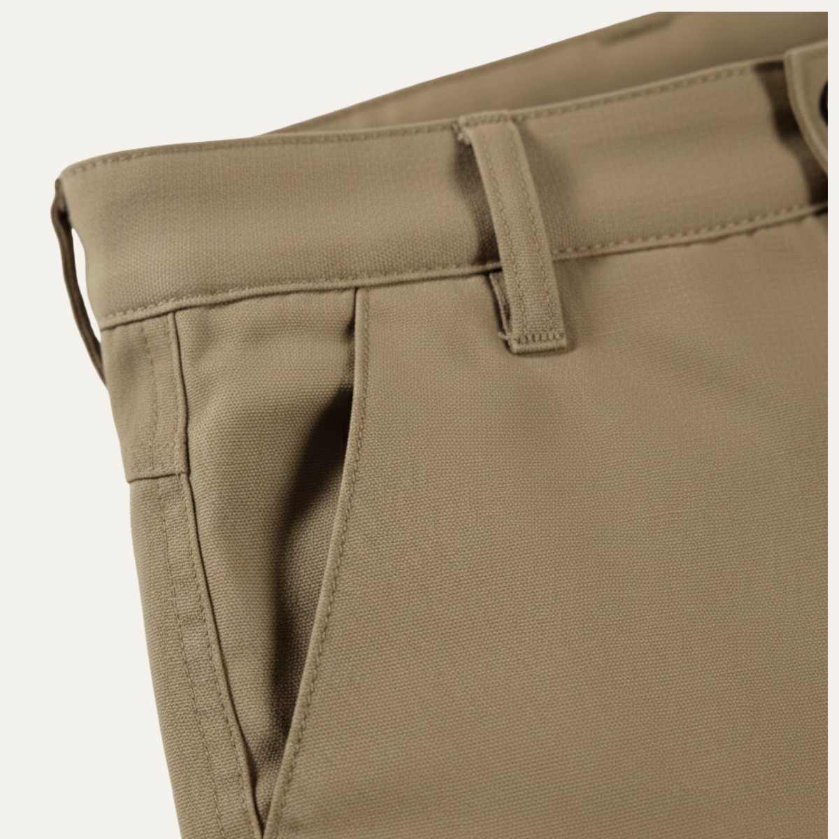 Men's Cargo Shorts Cotton Summer Beige