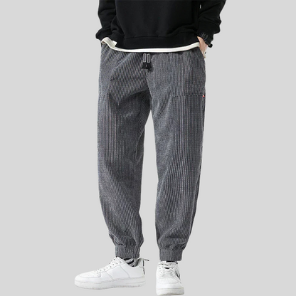 Men's Wide Corduroy Joggers Relaxed Fit