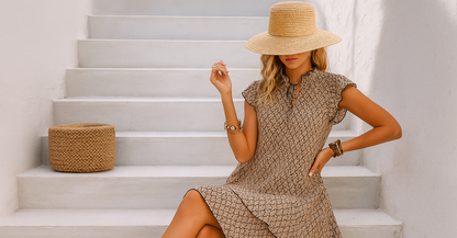 Women's Ruffle Sleeve Summer Dress