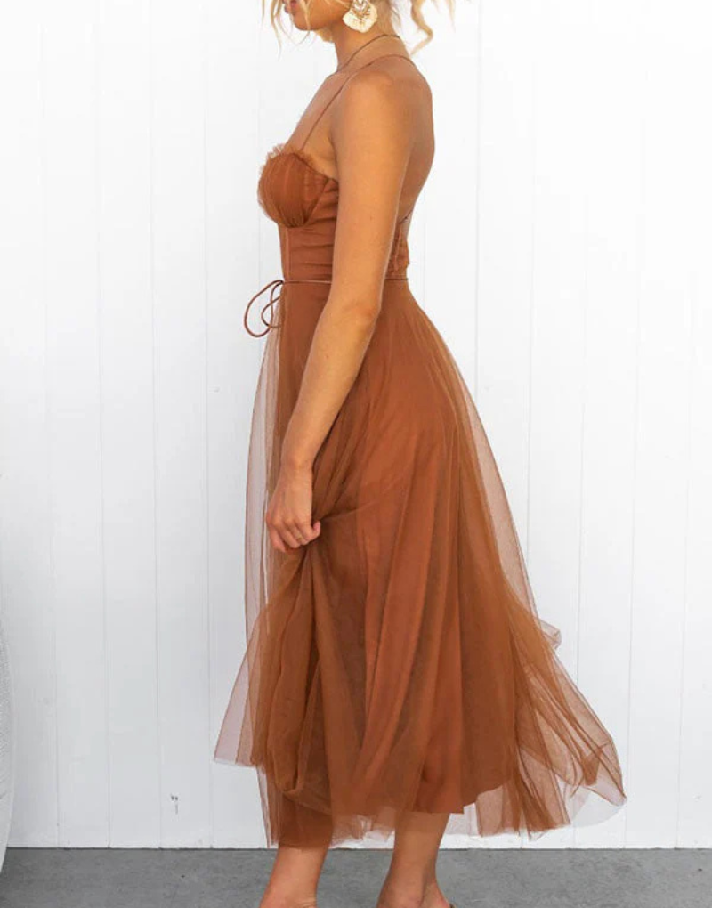 Women's Sleeveless V-Neck Maxi Dress Lightweight
