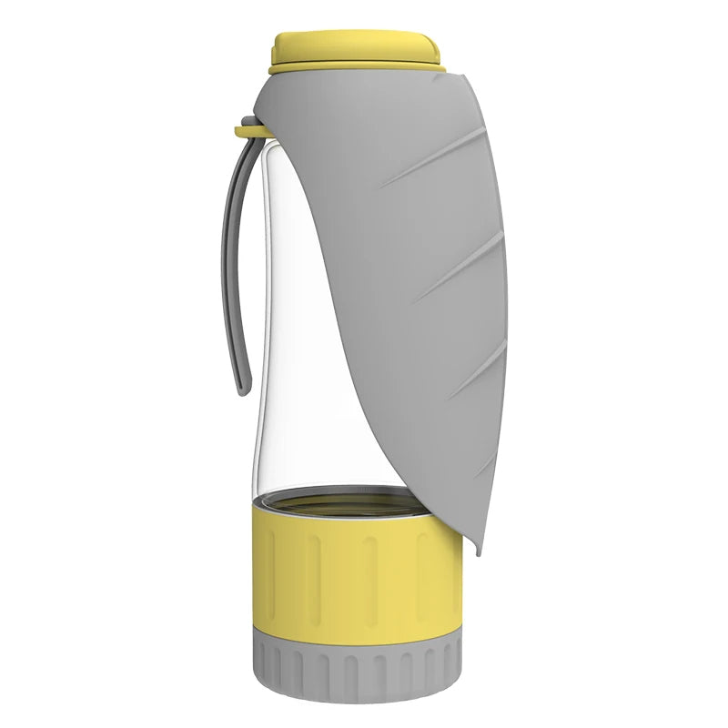 Portable Dog Water Food Bottle 2-In-1 Design - Vonnera