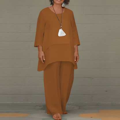 Women's 2-Piece Linen Set