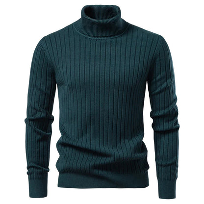 Dalton Women's Ribbed Turtleneck Sweater - Vonnera