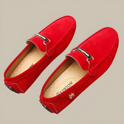 Men's Suede Moccasin Slip-On Shoes