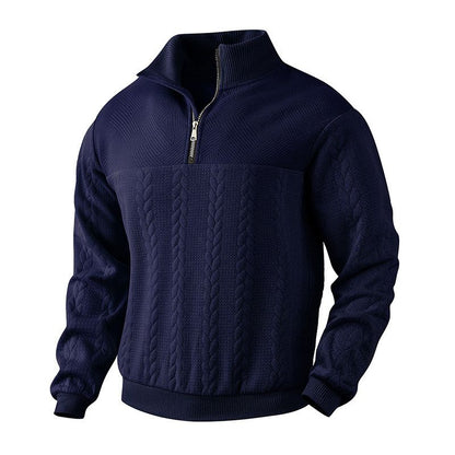 Brooks Jacquard Knit Sweater