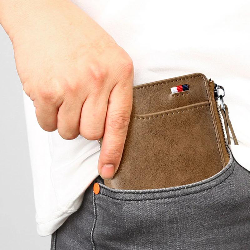Compact Leather Wallet Rfid Blocking - Vonnera
