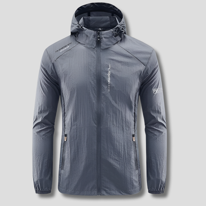 Men's Hooded Summer Jacket Waterproof Lightweight