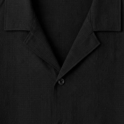 Men's Casual Button Up Shirt Loose Fit Cotton Turn Down Collar