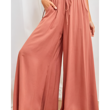 Women's Elastic Waist Summer Skirt Pants