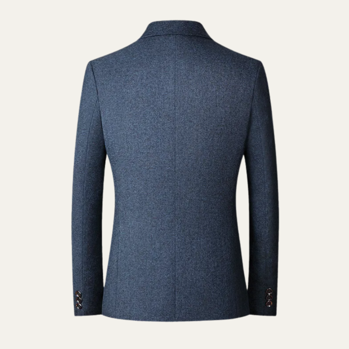 Men's Slim Fit Blazer Suit Turn Down Collar Navy