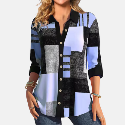 Women's Check Pattern Blouse