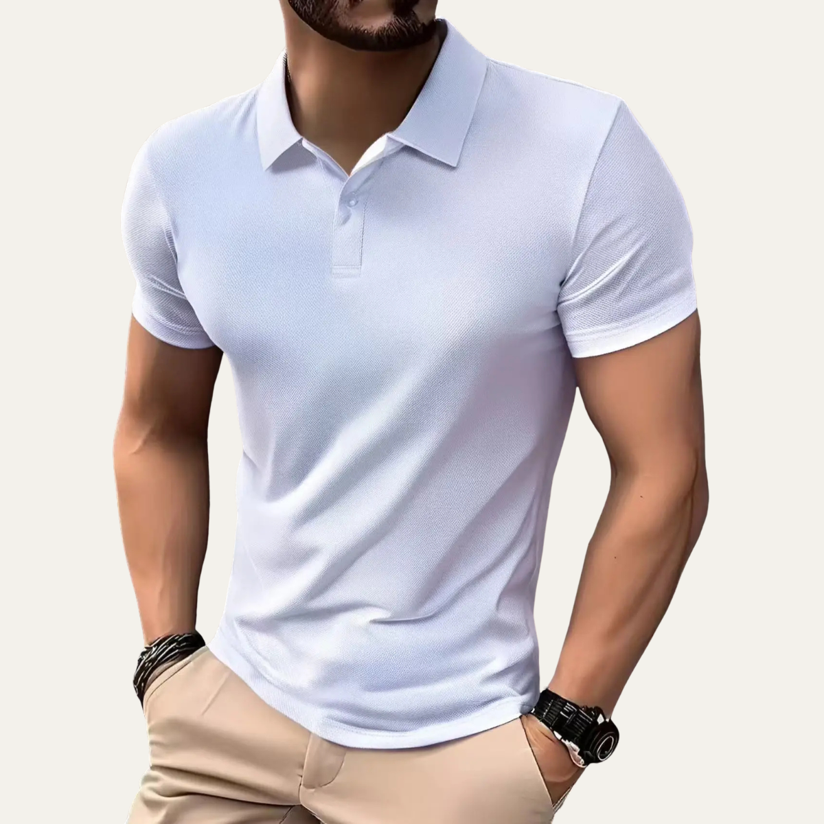 Carloforte Men's Polo Shirt Quick-Dry Athletic