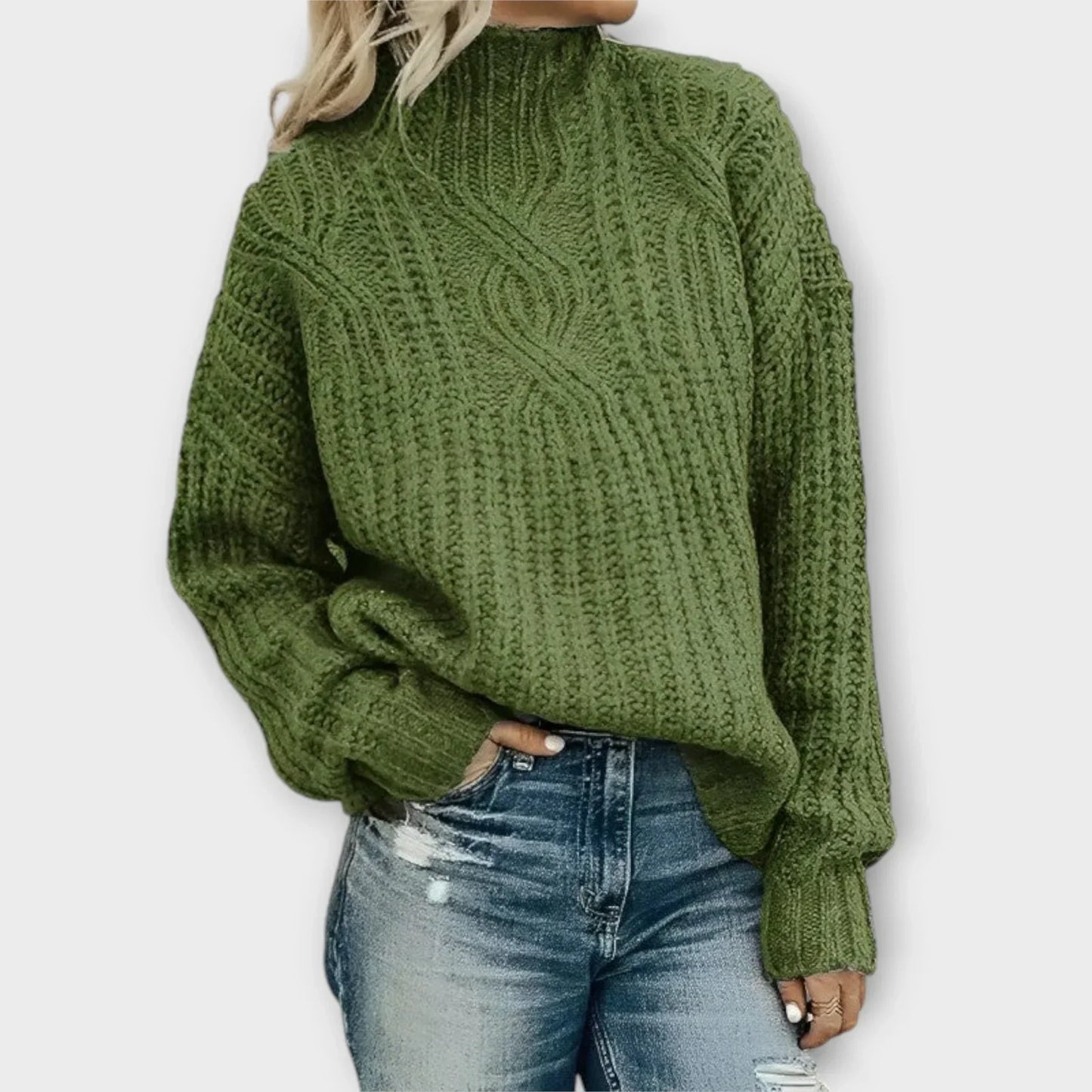 Women's High-Neck Sweater Modern
