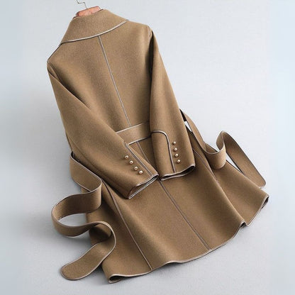 Aria Virgin Wool Trench Coat
