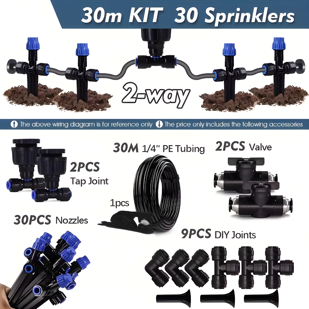 Adjustable Garden Irrigation System Flexible Sprinklers