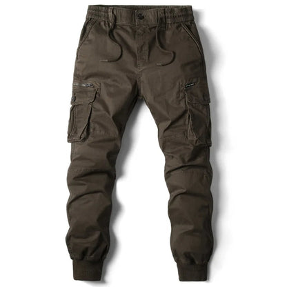 Men's Cargo Jogger Pants Cuffed Hem
