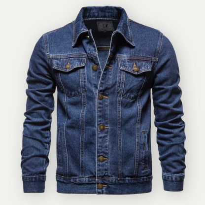 Men's Denim Trucker Jacket Comfortable Fit