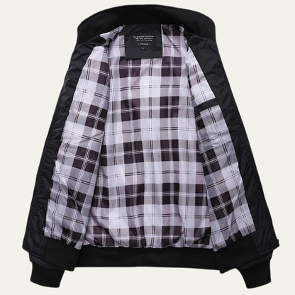Men's Bomber Jacket Lightweight Stand Collar