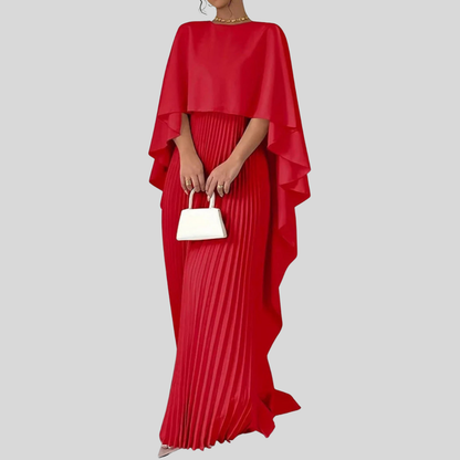 Women's Maxi Dress Batwing Sleeve Flowing