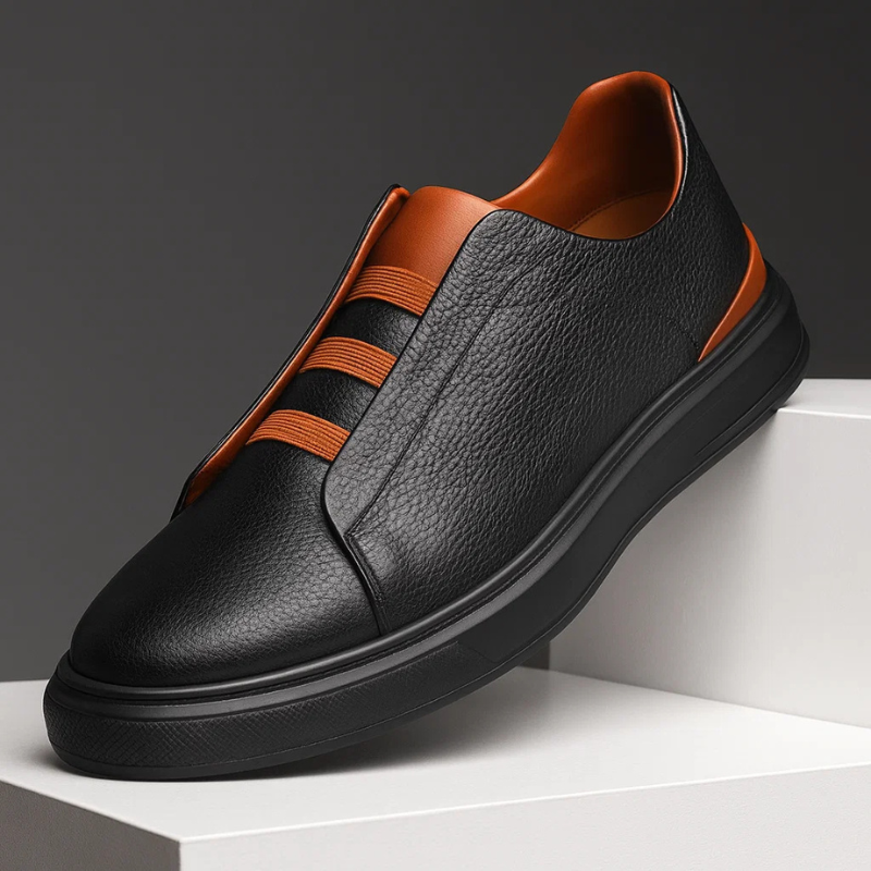Genuine Leather Men's Sneakers