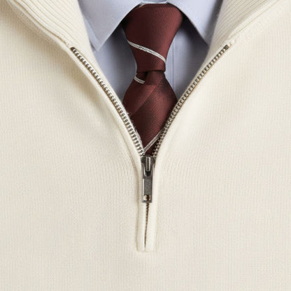 Men's Modern Quarter Zip Sweater