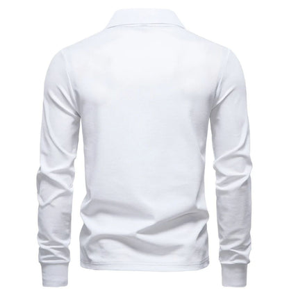 Men's Modern Cotton Long Sleeve Shirt