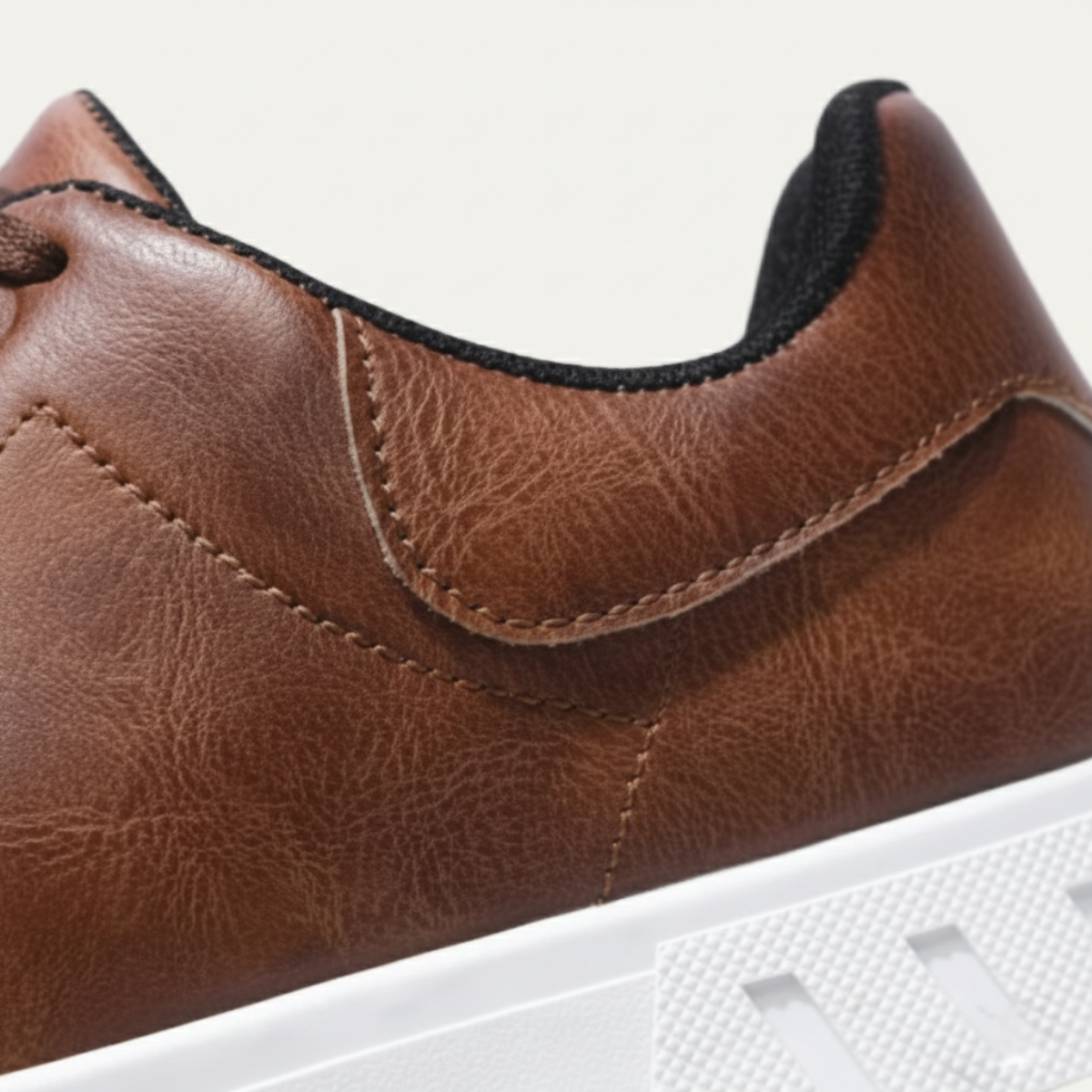 Men's Leather Low Shoes Classic Brown