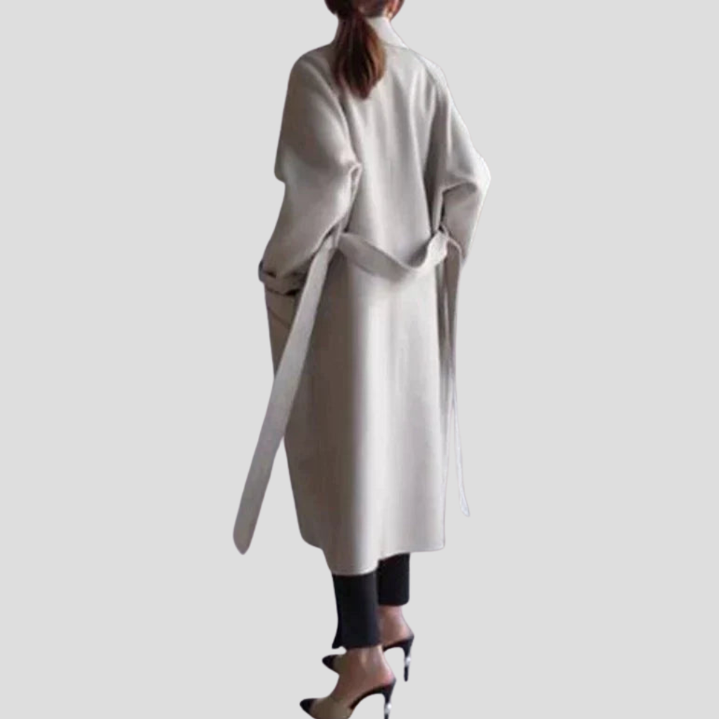 Women's Wool Coat Long Elegant